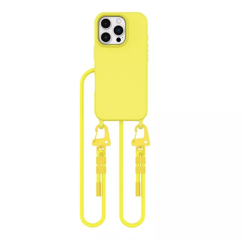 Tech-Protect Magnecklace Funda MagSafe para Apple iPhone 16 Pro Amarillo