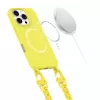Tech-Protect Magnecklace Funda MagSafe para Apple iPhone 16 Pro Amarillo