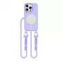 Tech-Protect Magnecklace Funda MagSafe para iPhone 16 Pro Max Lavanda