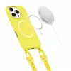 Tech-Protect Magnecklace Funda MagSafe para iPhone 16 Pro Max, Amarillo