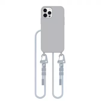 Tech-Protect Magnecklace Funda MagSafe para iPhone 12 / 12 Pro - Gris