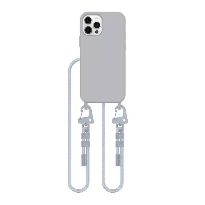 Tech-Protect Magnecklace Funda MagSafe para iPhone 12 / 12 Pro - Gris