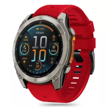 TECH-PROTECT SILICONE LINE GARMIN FENIX 5X / 5X PLUS / 6X / 6X PRO / 7X / 8 (51 MM) ROJO