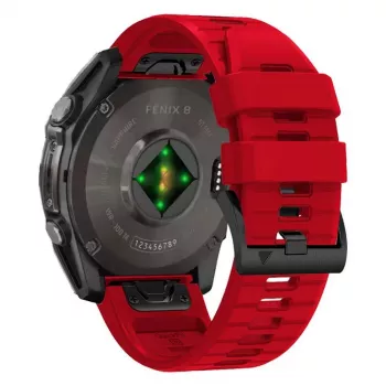 TECH-PROTECT SILICONE LINE GARMIN FENIX 5X / 5X PLUS / 6X / 6X PRO / 7X / 8 (51 MM) ROJO