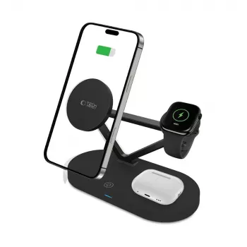 Tech-Protect QI15W-A41 3IN1 MagSafe soporte de carga negro