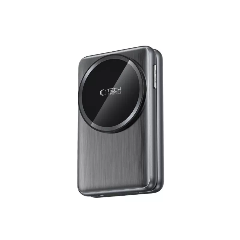 TECH-PROTECT QI15W-A42 Cargador inalámbrico magnético MagSafe 3 en 1 Gris espacial
