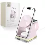 Tech-Protect QI15W-A43 3IN1 MagSafe estación de carga inalámbrica rosa
