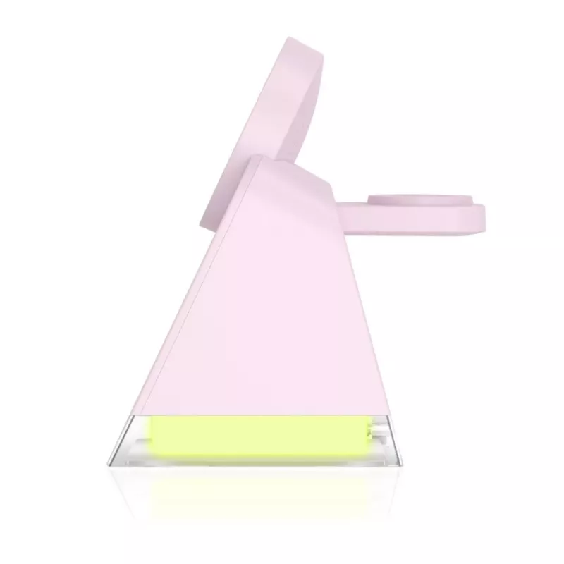 Tech-Protect QI15W-A43 3IN1 MagSafe estación de carga inalámbrica rosa