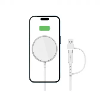 Tech-Protect QI15W-A44 Cargador inalámbrico MagSafe Blanco