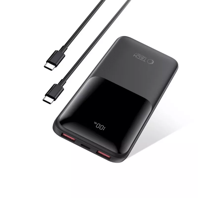 TECH-PROTECT PB01 Batería externa 10000 mAh 22,5W Negro