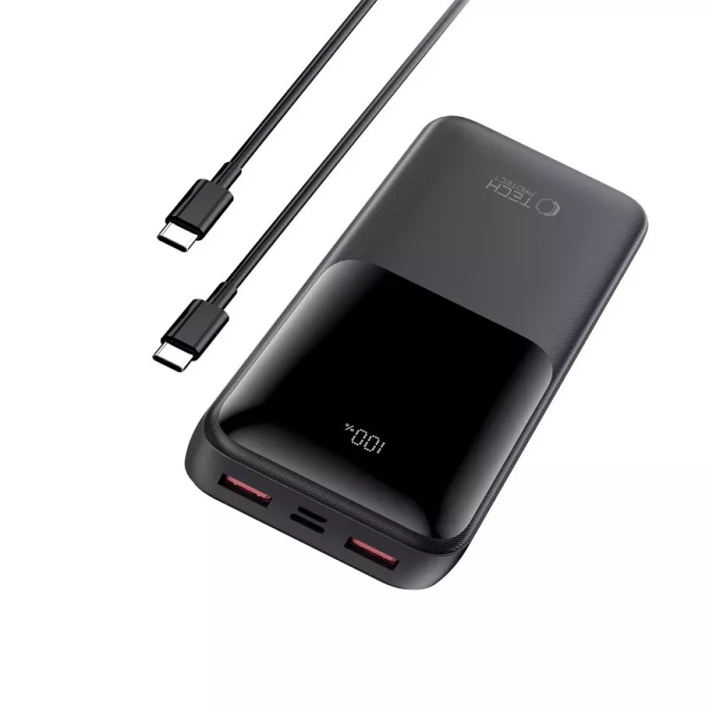 TECH-PROTECT PB02 Batería externa 20000 mAh 22,5W Negro