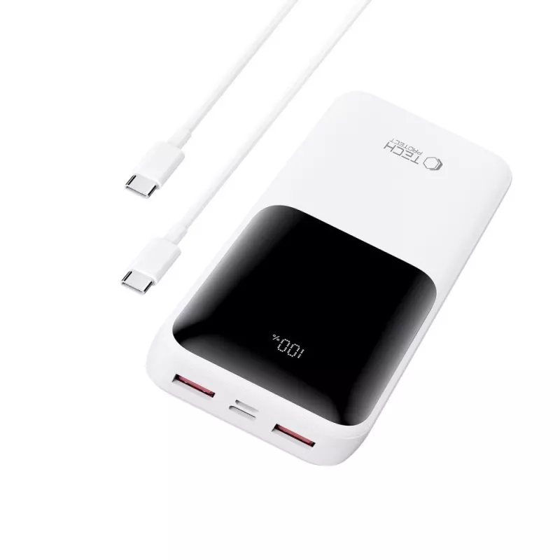 TECH-PROTECT PB02 Batería externa 20000 mAh 22,5W Blanco