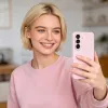 Tech-Protect Funda de silicona MagSafe para Samsung Galaxy S26 - Rosa perla