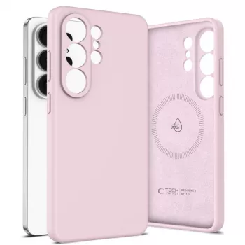 Tech-Protect Funda de silicona MagSafe para Samsung Galaxy S26 Ultra Rosa perla