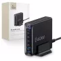 TECH-PROTECT DC240W-GAN Cargador de sobremesa de 6 puertos PD 240W / QC3.0 Negro