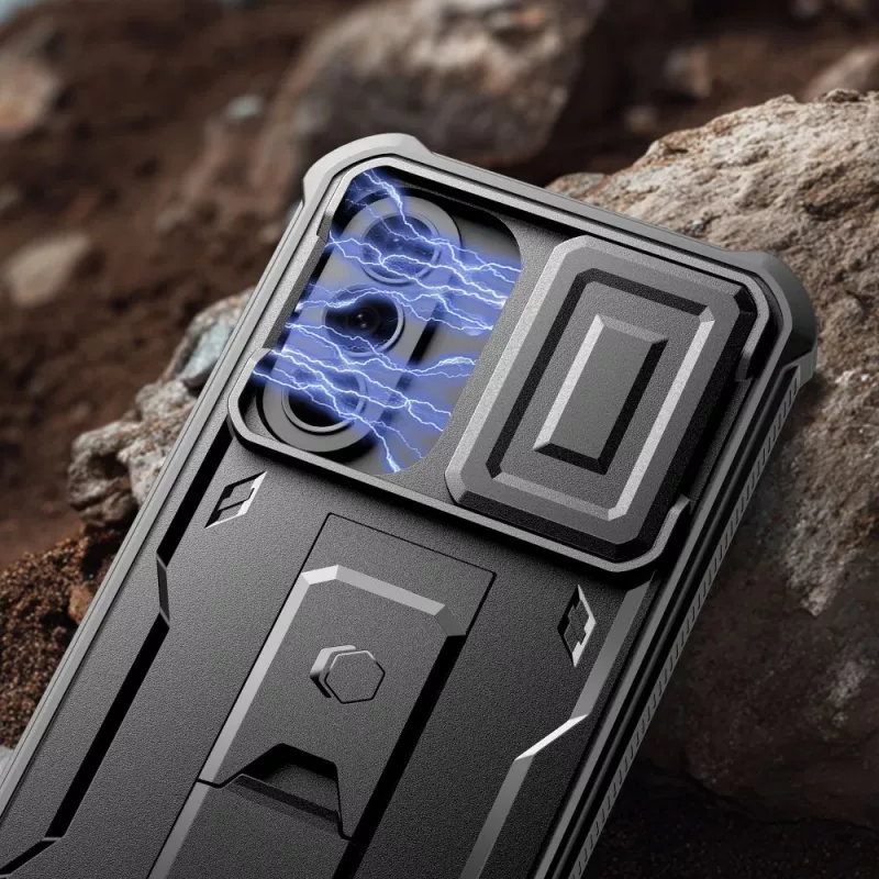TECH-PROTECT KEVLAR CAM+ 2-SET Galaxy A57 5G Funda protectora negra