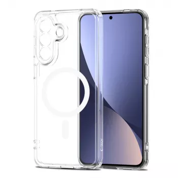 Tech-Protect Flexair Funda híbrida MagSafe para Samsung Galaxy A57 5G, Transparente