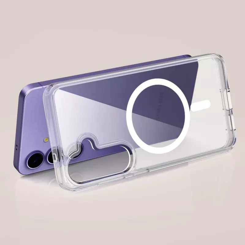 Tech-Protect Flexair Funda híbrida MagSafe para Samsung Galaxy A57 5G, Transparente
