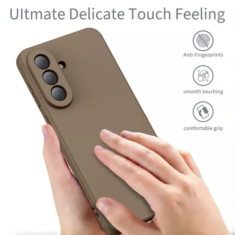Tech-Protect Icon Galaxy A57 5G Funda trasera TPU marrón