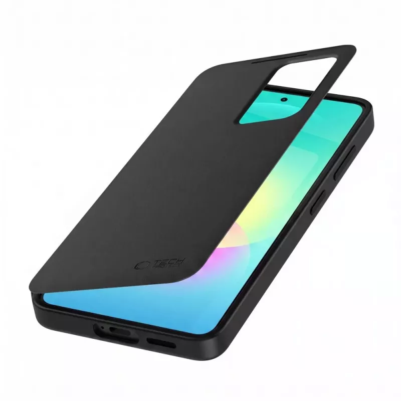 TECH-PROTECT Smart Wallet Funda para Samsung Galaxy A27 5G, Negro mate