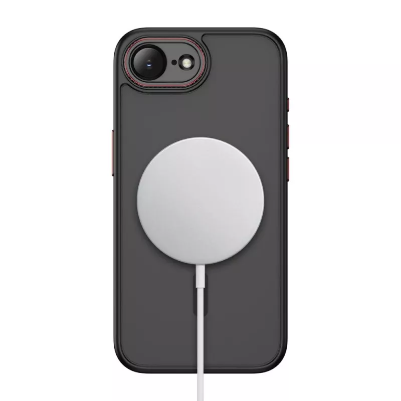 Tech-Protect Magcam MagSafe iPhone 16E / 17E Negro mate/Rojo