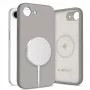 Tech-Protect Funda de silicona MagSafe para Apple iPhone 16E / 17E, Gris piedra