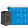 TECH-PROTECT TA300 Adaptador de viaje EU / UK / US / AU Negro