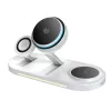TECH-PROTECT A51 ARCTICBOOST Cargador inalámbrico magnético MagSafe 3 en 1 25W Qi2.2 Blanco