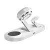 TECH-PROTECT A51 ARCTICBOOST Cargador inalámbrico magnético MagSafe 3 en 1 25W Qi2.2 Blanco