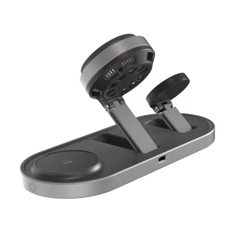 TECH-PROTECT A51 ARCTICBOOST Cargador inalámbrico magnético MagSafe 3 en 1 25W Qi2.2 Negro