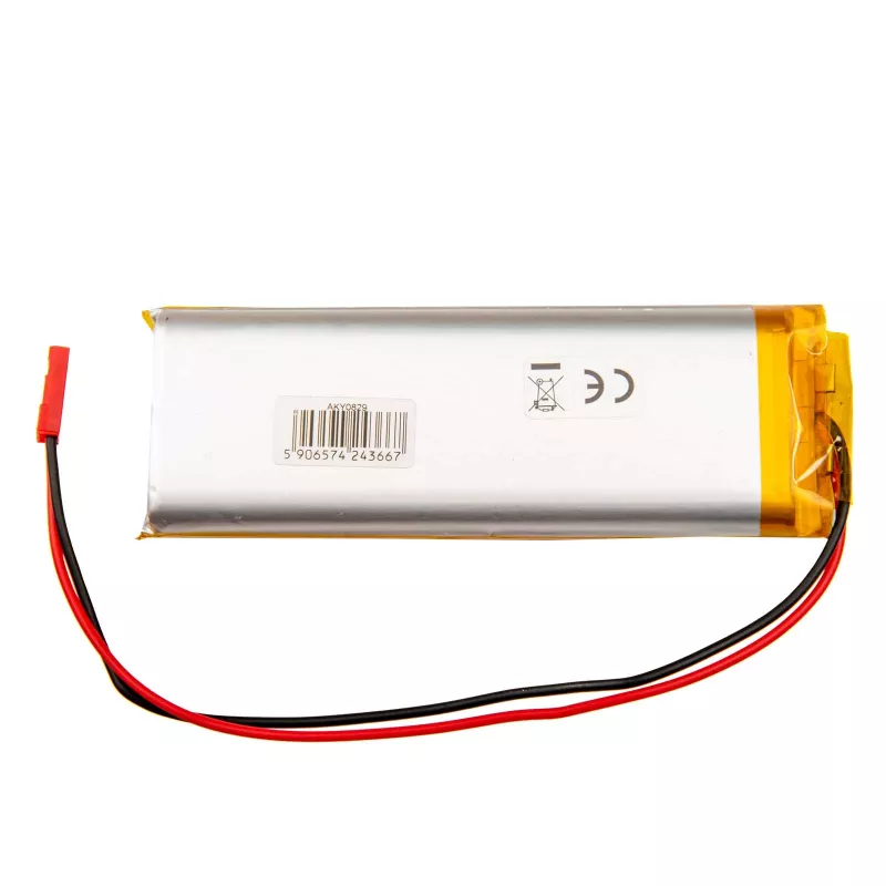 Akyga AKY0829 LP123497 Batería Li-Po 3.7V 4500mAh con PCM JST 2.54 2-Pin 150mm