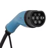 Akyga AK-EC-22 Cargador móvil para VE, Type 2, conector CEE 5 pines, trifásico, 32 A, 22 kW, LCD, 5 m