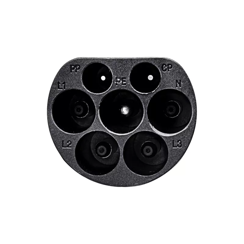 Akyga AK-SC-E16 Conector de carga de VE Tipo 2, trifásico, 32 A, azul