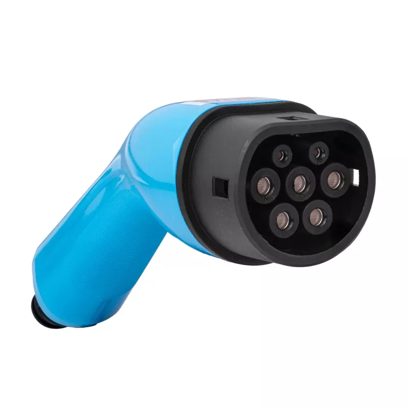 Akyga AK-SC-E17 Acoplador de carga de VE Tipo 2 (hembra), trifásico, 32 A, azul
