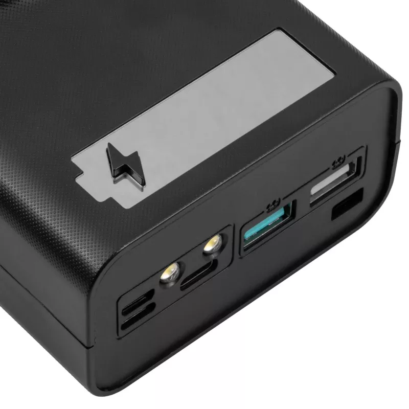 Akyga AK-BC-05 Carcasa para power bank 37000 mAh, 12x 18650, 22,5W, Qi, USB-C, 2x USB-A, Lightning