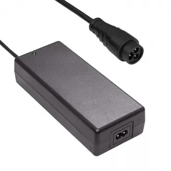 Akyga AK-EV-20 cargador para patinete eléctrico para baterías de litio de 48 V (13S), 54,6 V, 2 A, 109 W, conector macho LP16, 1,2 m