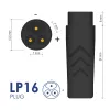 Akyga AK-EV-20 cargador para patinete eléctrico para baterías de litio de 48 V (13S), 54,6 V, 2 A, 109 W, conector macho LP16, 1,2 m