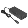 Akyga AK-EV-21 cargador para patinete eléctrico para baterías de litio de 60 V (16S), 67,2 V, 1,75 A, 118 W, conector macho LP16, 1,2 m