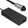 Akyga AK-EV-22 cargador para bicicleta eléctrica para baterías de litio de 60 V (16S), 67,2 V, 2 A, 135 W, conector hembra GX16 12 mm, 1,2 m