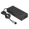 Akyga AK-EV-22 cargador para bicicleta eléctrica para baterías de litio de 60 V (16S), 67,2 V, 2 A, 135 W, conector hembra GX16 12 mm, 1,2 m