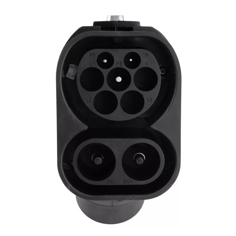 Akyga AK-SC-E20 adaptador de carga CCS2 a GB/T DC 1000V 250A negro