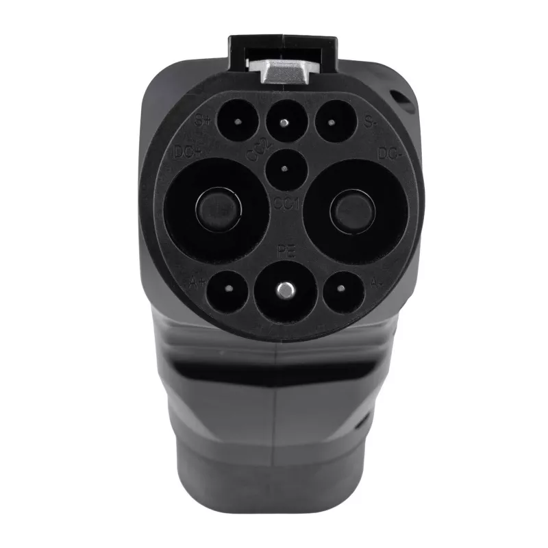 Akyga AK-SC-E20 adaptador de carga CCS2 a GB/T DC 1000V 250A negro