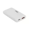 Akyga AK-CH-31 cargador USB GaN plano 65 W, USB-C PD + USB-A, blanco