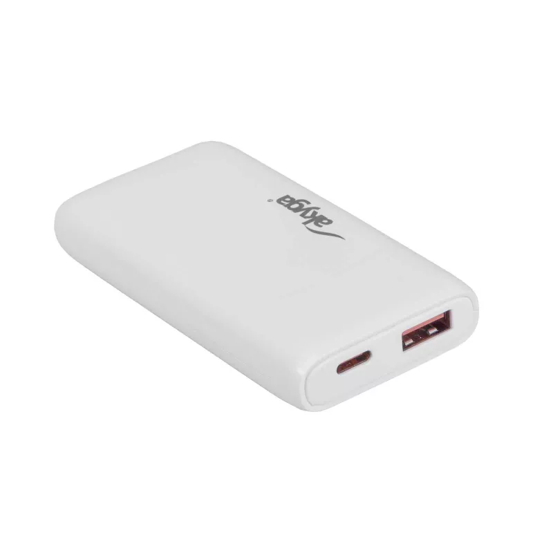 Akyga AK-CH-31 cargador USB GaN plano 65 W, USB-C PD + USB-A, blanco