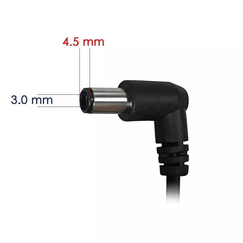 Akyga AK-ND-86 fuente de alimentación para portátil para HP / MSI, 200 W, 20 V, 10 A, 4,5 x 3,0 mm + pin, 1,2 m