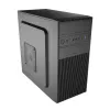 Akyga AK19BK caja para PC micro-torre, Micro-ATX / Mini-ITX, USB-C + USB 3.0 + 2x USB 2.0, sin fuente de alimentación, negro