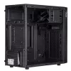Akyga AK19BK caja para PC micro-torre, Micro-ATX / Mini-ITX, USB-C + USB 3.0 + 2x USB 2.0, sin fuente de alimentación, negro