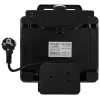 Adler AD 3088 gofrera para 2 gofres grandes, 1600 W (máx. 2000 W), placas antiadherentes, temperatura regulable, negra (AD 3088)