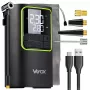 VAYOX VA0409 Bomba de aire recargable 4000mAh cilindro 19mm inflador digital de neumáticos