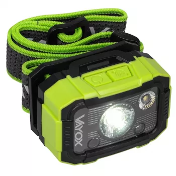 VAYOX DUAL HAMMER 500lm Pro Series Linterna frontal recargable VA0415